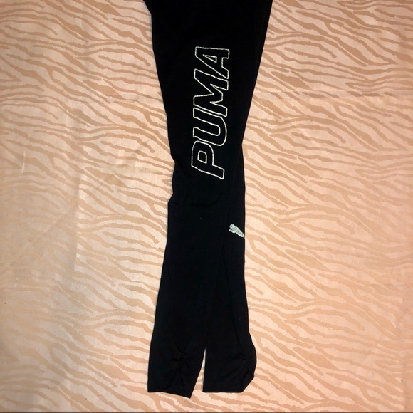 Puma workout leggings. Skinny fit with ruching. - Picture 1 of 4